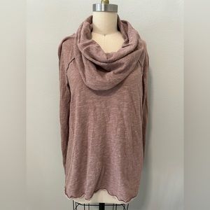 FREE PEOPLE Beach Faded Maroon Sweater ONE SIZE